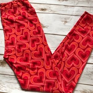 OS lularoe Valentines leggings
